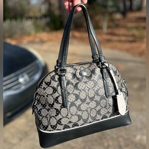 COACH Peyton Perforated Domed Satchel